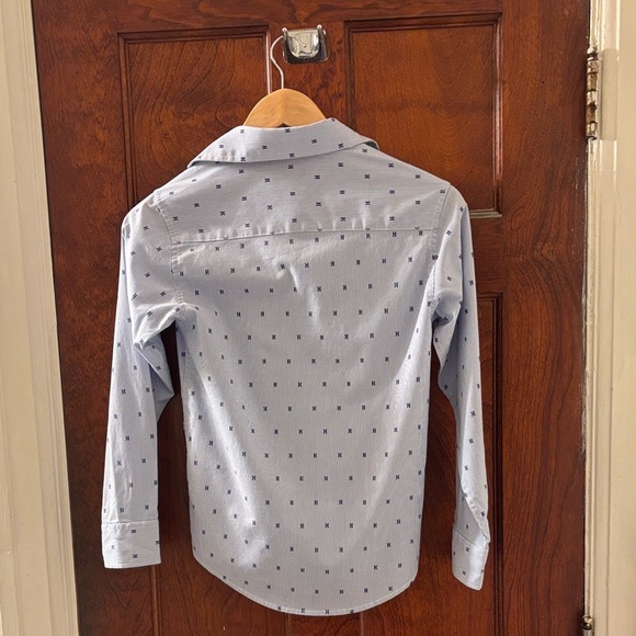 Tommy Hilfiger Blue Striped Button-Up Shirt - Picture 8 of 8